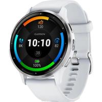 Смарт-часы Garmin Venu 3 35.4мм 1.4" AMOLED корп.серый/серебристый рем.белый разм.брасл.:135-200мм (010-02784-00)