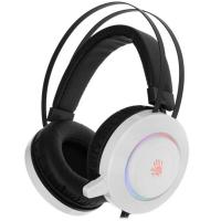 A4 Bloody G521 WHITE 2.3м мониторные USB оголовье