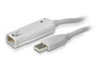 Кабель-удлинитель Aten UE2120 USB A(m) USB A(f) 12м белый
