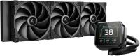 Система водяного охлаждения Deepcool Spartacus 420 ARGB Soc-AM5/AM4/1200/1700/1851 черный 4-pin 32.89dB Al LCD 2647gr Ret (R-SPT420-BKDSMP-G-1)