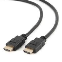 Кабель HDMI Cablexpert 19M/19M, v2.0, серия Light, позол. контакты, экран, 1м, черный, пакет (CC-HDMI4L-1M)