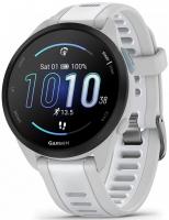 Смарт-часы Garmin Forerunner 165 43мм 1.2" AMOLED корп.серый рем.белый разм.брасл.:126-203мм (010-02863-21)