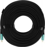 Кабель аудио-видео Cactus CS-HDMI-AOC-2.1-70 HDMI (m)/HDMI (m) 70м. позолоч.конт. черный