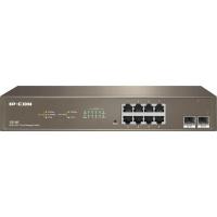 Коммутатор IP-Com G3310F (L2) 8x1Гбит/с 2xКомбо(1000BASE-T/SFP) 2SFP управляемый