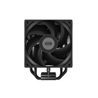CPU Cooler PCCooler RT400 Digital BK (230W, 4-pin PWM, LED temp., 152mm, Al/Cu, 4x6mm, 1x120mm, 73.32CFM, 34.9dBA, 2200RPM, S: 1851/1700/1200/115X, AM5/AM4, black)