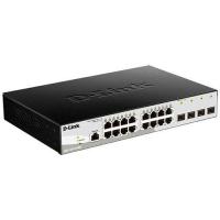 D-Link DGS-1210-20/ME/B1A Управляемый L2 коммутатор с 16 портами 10/100/1000Base-T и 4 портами 1000Base-X SFP