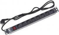 Блок распределения питания Cabeus PDU-8P-2EU гор.размещ. 8xSchuko 16A Schuko 2м