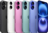 Смартфон Apple A3287 iPhone 16 128Gb 8Gb бирюзовый моноблок 3G 4G 1Sim 6.1" 1179x2556 iOS 18 48Mpix 802.11 a/b/g/n/ac/ax/be NFC GPS Protect