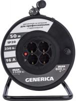 Удлинитель силовой IEK УК50 (WKP20-16-04-50-G) 3x1.5кв.мм 4розет. 50м ПВС 16A катушка