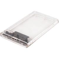 AgeStar 3UB2P4 (TRANSPARENCY)USB 3.0 Внешний корпус 2.5" SATAIII HDD/SSD  пластик, прозрачный {50}  (672691)(17312)