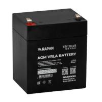 АКБ БАСТИОН RAPAN SB 12045 AGM 12V 4,5Ач I зар.1,35А, клемма F1 нож, гарантия 1 год (9162)