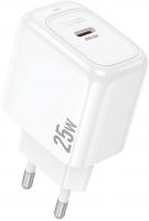Сетевое зар./устр. Hoco CS53A Surplus 25W 3A (PD) USB Type-C универсальное белый (31488)