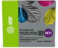 Картридж струйный Cactus CS-LC3617M пурпурный (14мл) для Brother MFC-J2330DW/J2730DW/J3530DW/J3930DW с чипом