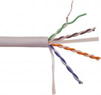 Кабель информационный Lanmaster LAN-6EUTP-HFLT-BK кат.6 UTP 4 пары 23AWG LSZH внутренний 305м серый