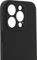 Чехол (клип-кейс) BoraSCO для Apple iPhone 15 Pro Microfiber Case черный (72429)