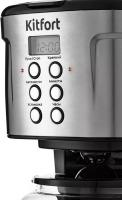 Кофеварка капельная Kitfort КТ-731 900Вт черный/нержавеющая сталь