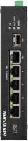 Коммутатор Hikvision DS-3T1306P-SI/HS 1SFP 3PoE 1PoE+ 1PoE++ 60W неуправляемый