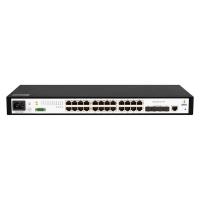 SNR SNR-S5210G-24TX-UPS Управляемый коммутатор уровня 2+, 24 порта 10/100/1000Base-T, 4 порта 1/10G SFP+, встроенный БП ~220V AC, разъем для АКБ 12V с возможностью заряда