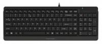 Клавиатура A4Tech FK15 черный USB (FK15 BLACK) кабель 1.5м