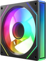 Вентилятор для корпуса Bloody CF-11 LCD ARGB 120х120x25 черный 4-pin 32дБ (упак.:1шт) (CF-11-ARGB120-BK) Ret
