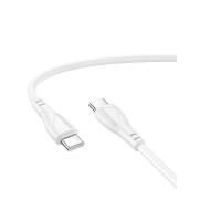 BOROFONE BX121/ PD кабель Type-C-Type-C/ 1m/ 60W/ белый