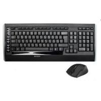 A-4Tech Клавиатура + мышь 9300F, беспроводная, черный, USB [618555]