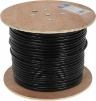 Кабель сетевой Ningbo 1Гбит/с FTP 4 пары cat.5E solid 0.5мм Cu molded 305м черный outdoor стальной трос