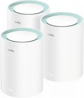 Бесшовный Mesh роутер Cudy M1500 (M1500(3-PACK)) AX1500 10/100/1000BASE-TX белый