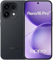 Смартфон Oppo CPH2863 Reno16 pro 512Gb 12Gb черный моноблок 3G 4G 2Sim 6.32" 1216x2640 Android 16 50Mpix 802.11 a/b/g/n/ac/ax NFC GPS Protect