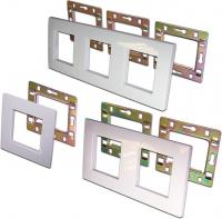 Рамка Lanmaster LAN-FRS45X45/1-WH 45x45 1x45x45 белый