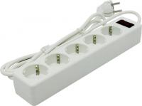 Defender Фильтр ES, 1.8м Коробка 5 розеток белый [99481]