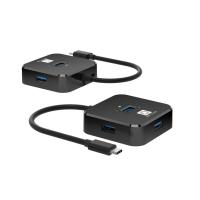 5bites Концентратор HB34C-316BK TYPE-C -> 4*USB3.0 / BLACK