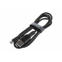 PERFEO Кабель USB A вилка - C вилка, 2.4A, черный, силикон, длина 1 м., ELASTIC (U4718)