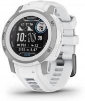 Смарт-часы Garmin Instinct 2s Solar 40мм 1.2" AMOLED корп.черный/белый рем.белый (010-02564-03)