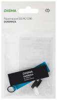 Радиатор для SSD Digma DGRDRM2A черный металл Ret