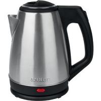 Чайник электрический Scarlett SC-EK21S25 1.5л. 1350Вт серебристый/черный корпус: металл/пластик (EK21S25)