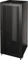 Шкаф серверный Lanmaster Business (TWT-CBB-42U-8X12-P1) напольный 42U 800x1200мм пер.дв.перфор. задн.дв.перфор. 2 бок.пан. 800кг черный IP20