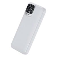 Perfeo Powerbank Atomic Age 10000 mAh/LED дисплей/PD + QC 3.0/Type-C/2 USB/Выход: 5A, max 22.5WWhite (PF_E1473)