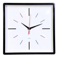 Часы настенные аналоговые Бюрократ WallC-S61P D30см черный (WALLC-S61P30/BLACK)