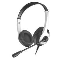 A4Tech Fstyler FH100U белый/черный 2м накладные USB (FH100U (PANDA))