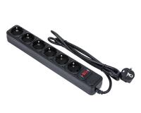 Exegate EX266864RUS Сетевой фильтр Exegate SP-6-1.5B (6 розеток, 1.5м, евровилка, черный)