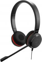 Наушники с микрофоном Jabra Evolve 20 SE черный 1.2м накладные USB оголовье (4999-823-369)