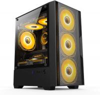 Корпус Accord ACC-ZCU1B черный без БП mATX 5x120mm 2xUSB3.0 1xUSB3.1 audio bott PSU