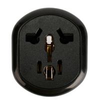 Cablexpert переходник питания универсальный 6в1, 16А, термостойкий PC пластик, черный, пакет (A-AC-UKEU-003B)