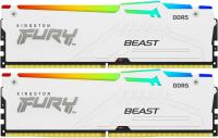 Память DDR5 2x16GB 6400MHz Kingston KF564C32BWEAK2-32 Fury Beast RGB RTL Gaming PC5-51200 CL32 DIMM UDIMM 288-pin 1.4В kit dual rank с радиатором Ret
