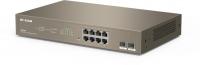 Коммутатор IP-Com G3310F (L2) 8x1Гбит/с 2xКомбо(1000BASE-T/SFP) 2SFP управляемый