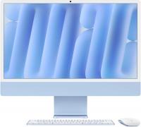 Моноблок Apple iMac A3137 24" 4.5K M4 10 core (4) 16Gb SSD256Gb 10 core GPU macOS WiFi BT 143W клавиатура мышь Cam синий 4480x2520
