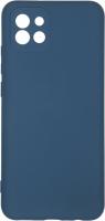 Чехол (клип-кейс) BoraSCO для Samsung Galaxy A03 Microfiber Case синий (70093)