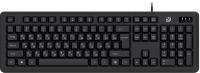 Клавиатура Оклик K175 черный USB Multimedia кабель 1.8м