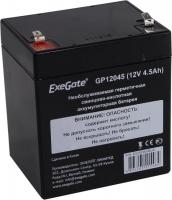 Exegate EX282960RUS Аккумуляторная батарея GP12045 (12V 4.5Ah, клеммы F1)